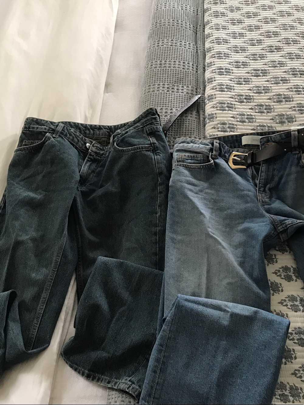 Womens  Blue Denim Jeans - Classic Straight Fit